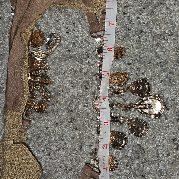 Gold Embellished Bikini Set - Picture 16 of 17